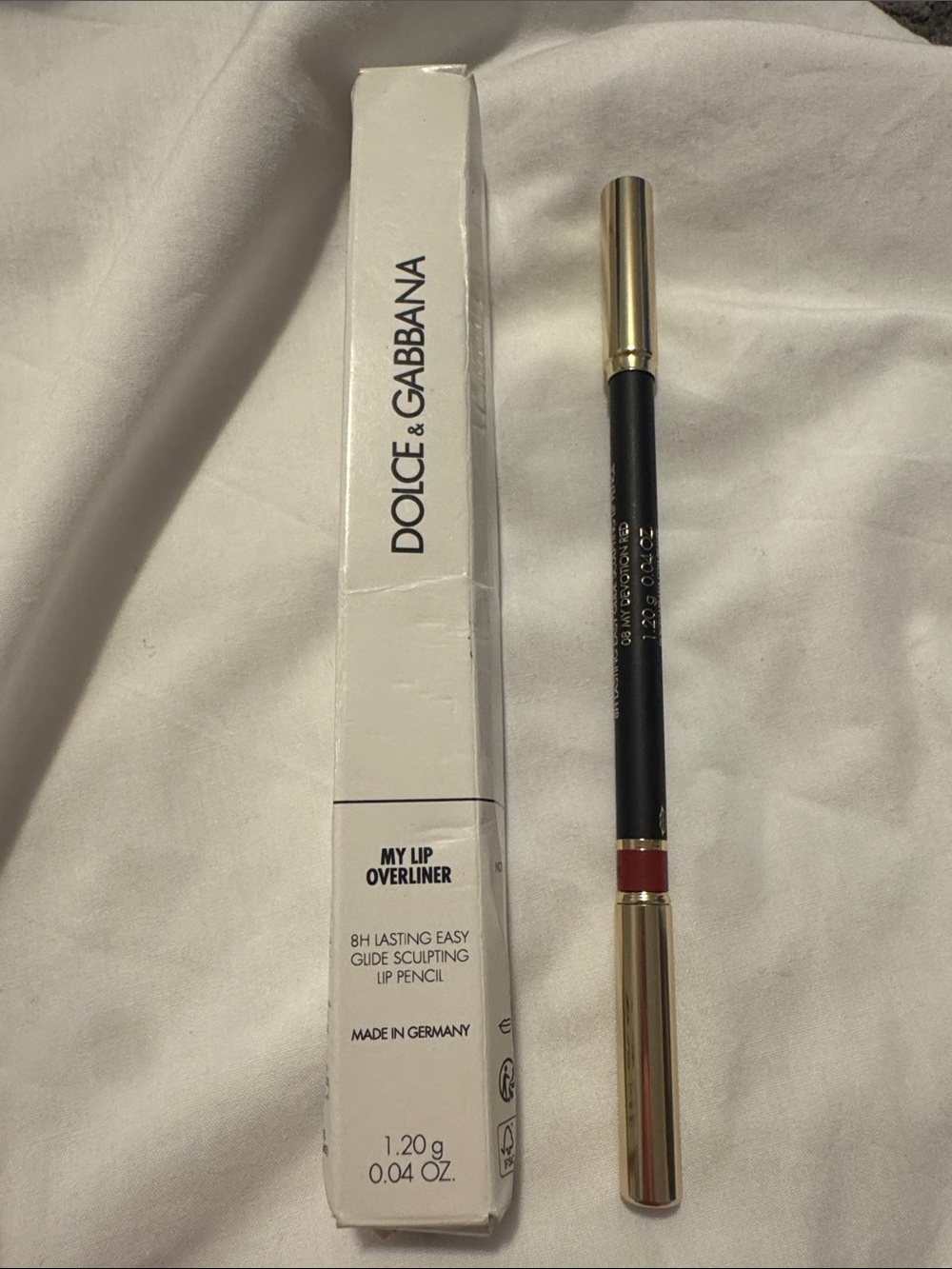 Dolce & Gabbana Lip Overliner Pencil My Devotion Red #8 NIB